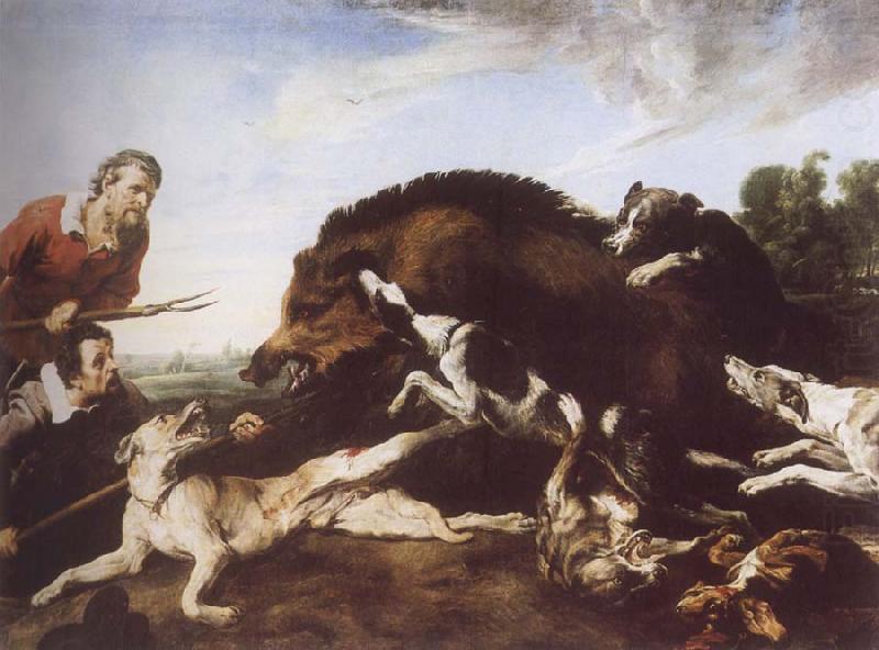 Frans Snyders Wild Boar Hunt china oil painting image